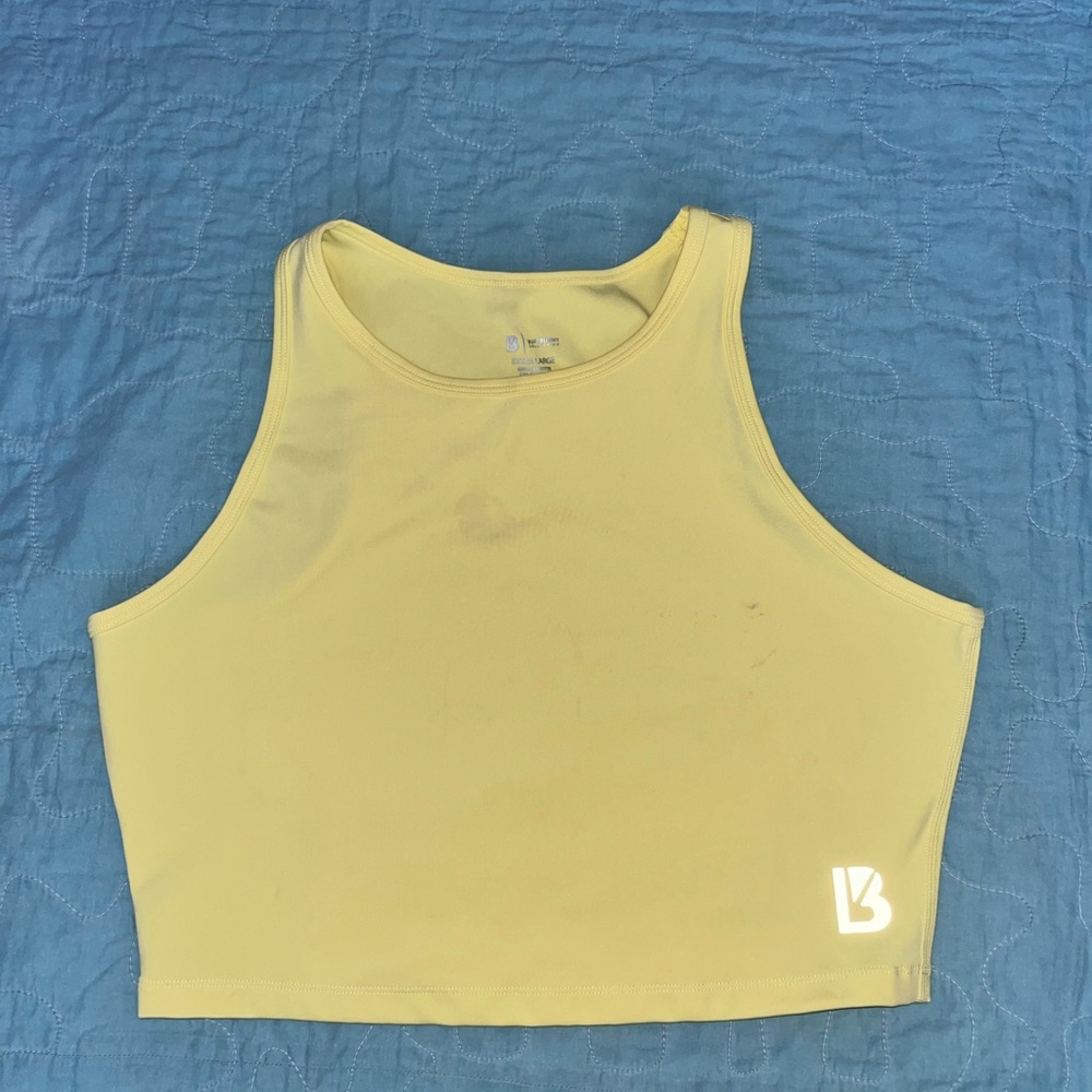 BuffBunny Light Yellow Crop Top